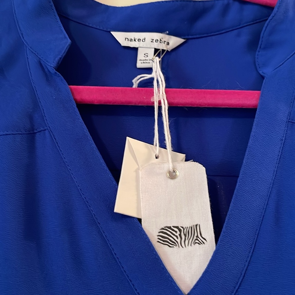 Royal blue shirt dress/ tunic